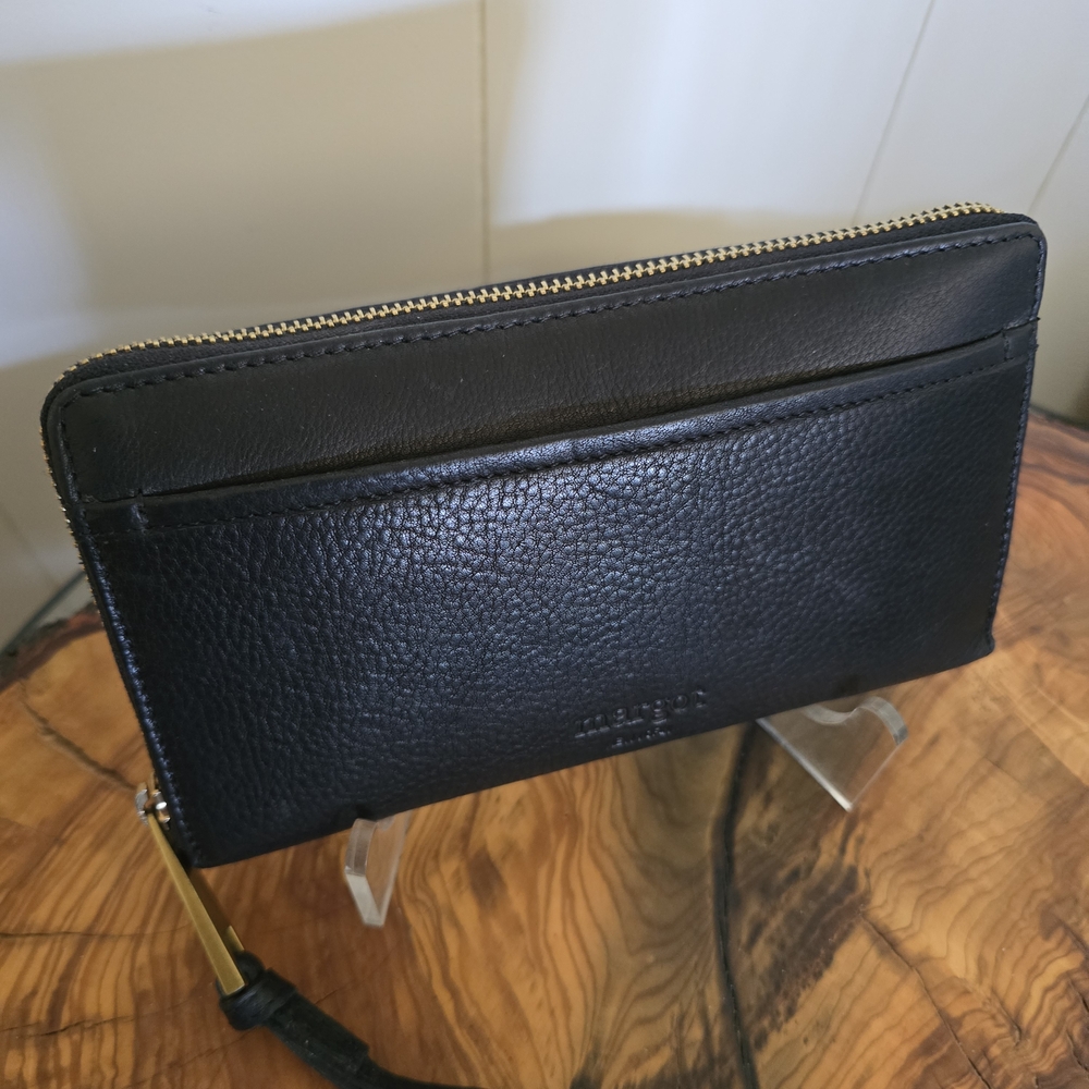 Margot Black Leather Women's Wallet